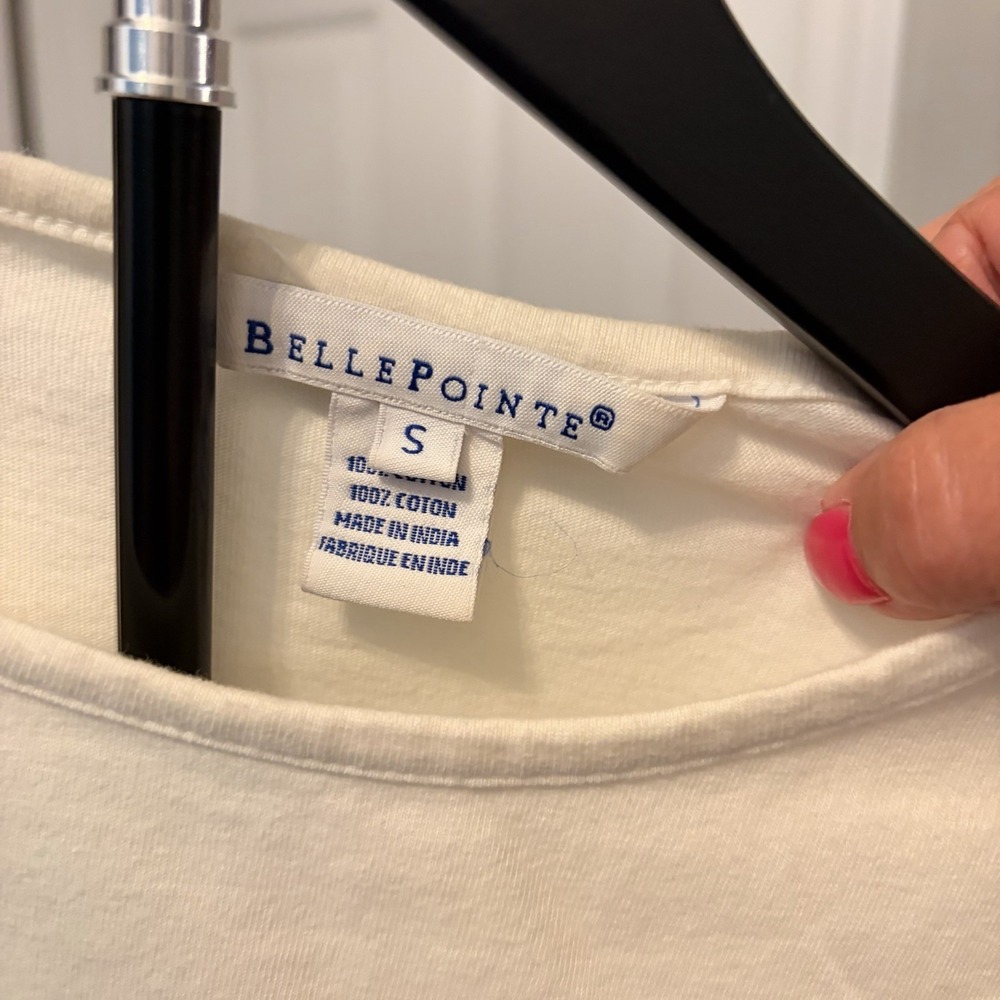 VTG 80s Belle Pointe Georgia Bulldogs Embroidered 3/4 Sleeve Shirt Women Sm EVC - Picture 3 of 11